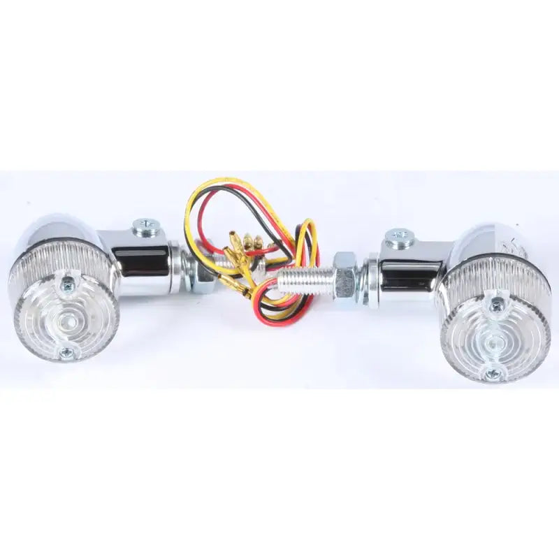 26-8334CM Style 2 Led Turn Signal Chrome W/Clear Lens - Universal
