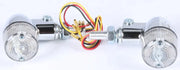 26-8334CM Style 2 Led Turn Signal Chrome W/Clear Lens - Universal