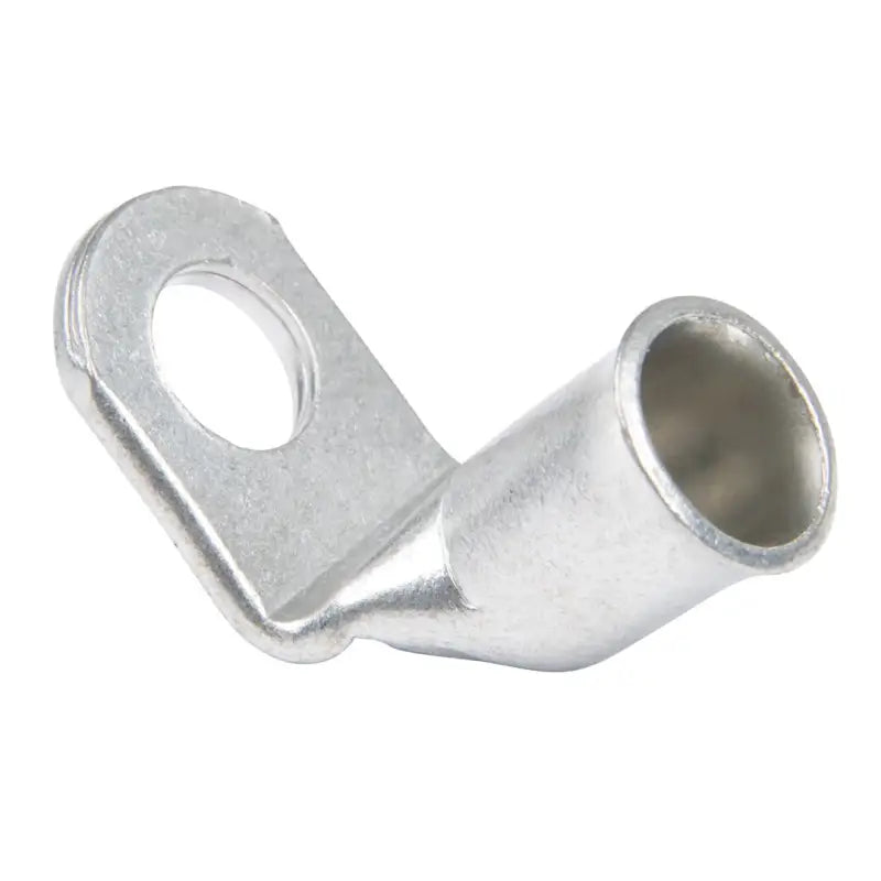 Silver-colored electrical lug from Ancor Tinned Lug series for solid wire connections