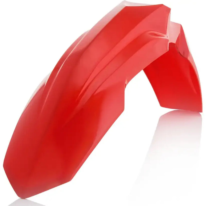 Bright red plastic motorcycle front fender 2630640227 for a stylish ride
