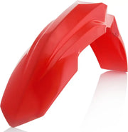 Bright red plastic motorcycle front fender 2630640227 for a stylish ride