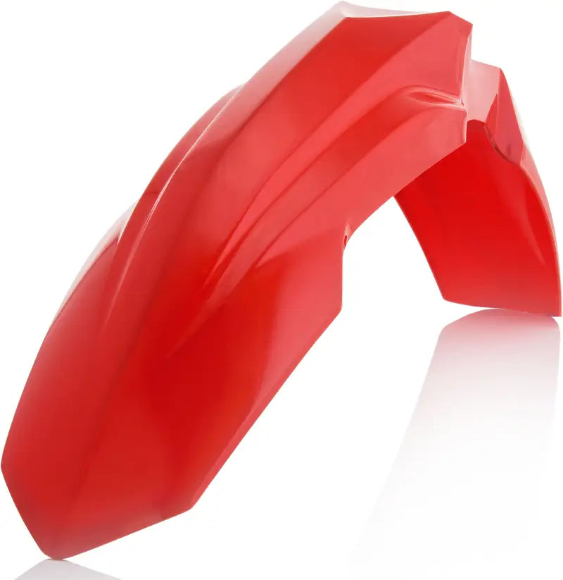 Bright red plastic motorcycle front fender 2630640227 for a stylish ride