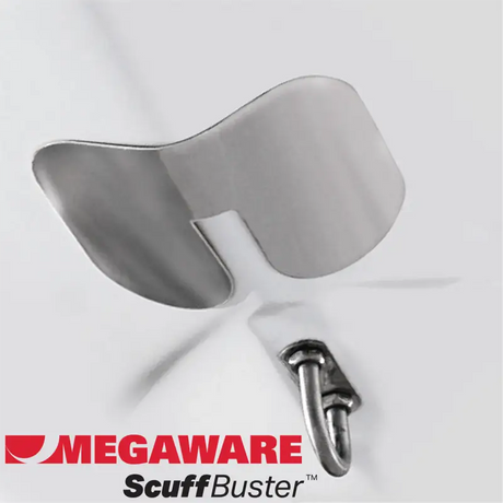 Metal scuff guard for 2638 Keelguard Scuffbuster Bow Grd Stndrd Notched