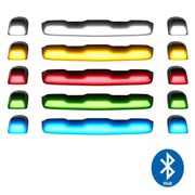 Illuminated LED light bars and marker lights for 264158BKRGB Recon Access GMC Chevy 20-23