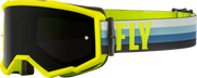 Fly Racing Fly Racing 37-51496 Zone Goggle Hi-Vis/Teal W/ Dark Smoke Lens