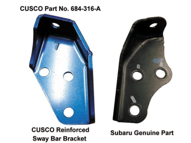 Cusco 684 316 A Cusco Rear Harder Sway Bar Bracket 03-09 Subaru Legacy