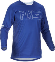 Fly Racing Fly Racing 375-421S Kinetic Fuel Jersey Blue/White Sm