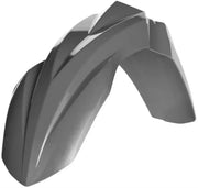 Gray plastic motorcycle fender for the 2685800011 Front Fender Grey model