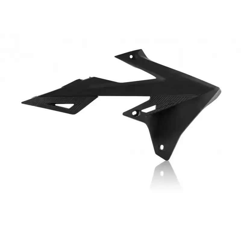 Black plastic motorcycle fairing radiator shrouds black, OEM quality radiator shrouds