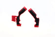 Red and black X-Grip Frame Guard for KTM/Hus motorcycles, offering enhanced grip and frame protection. Rugged polycarbonate exterior and flexible rubber inner for superior control and easy assembly. Ideal for off-road adventures. RV, Automotive, Powersports, AVADA - Best Sellers