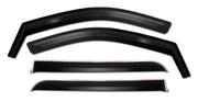 Putco 19-21 Chevy Silverado 1500 - Crew Cab Element Matte Black Window Visors (Set of 4) - 680242