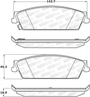 Stoptech 308.11940 StopTech Street Brake Pads
