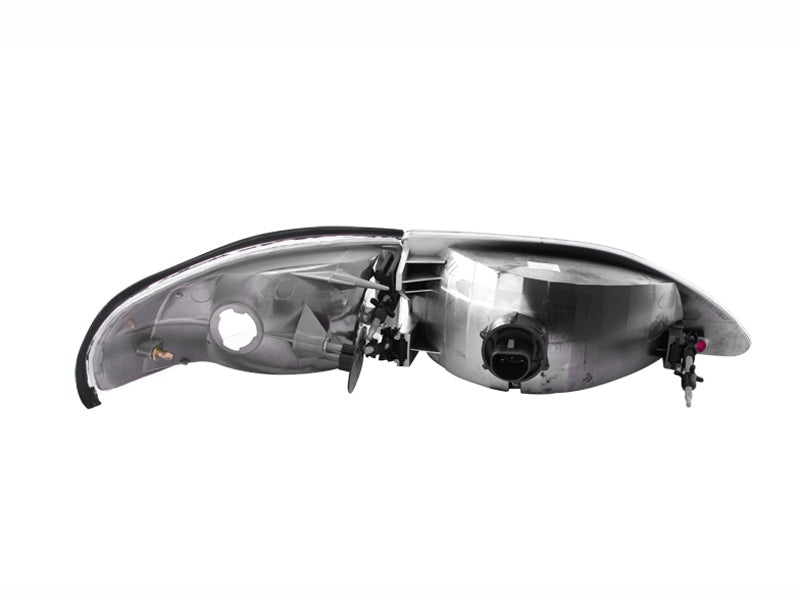 ANZO 121262 ANZO 1994-1998 Ford Mustang Crystal Headlights Chrome