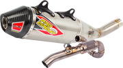 PRO Circuit Ti-6 Titanium Exhaust System 03122525F - Carbon TI-6 Cap