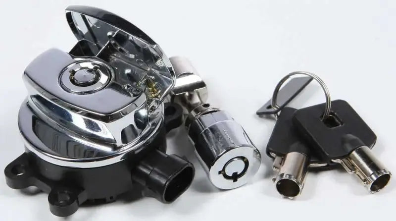 27-042 Ign Switch Fx/Flst W/Fork Lock Chrome