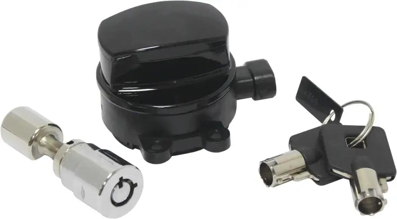 27-042BK Ign Switch Fx/Flst W/Fork Lock Black