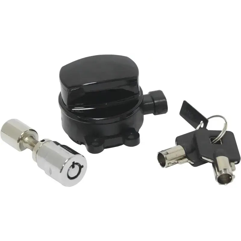 27-042BK Ign Switch Fx/Flst W/Fork Lock Black
