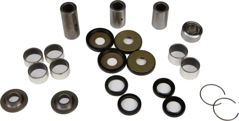 Suspension bushing and seal components from the 27-1096 Linkage Bearing Kit