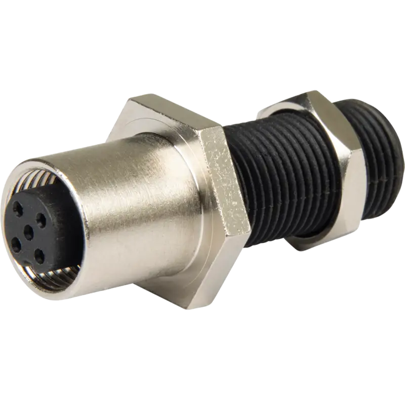 270107 Ancor NMEA 2000 Through Bulkhead Adaptor for marine electronics connectivity, secure connection, and durable design.