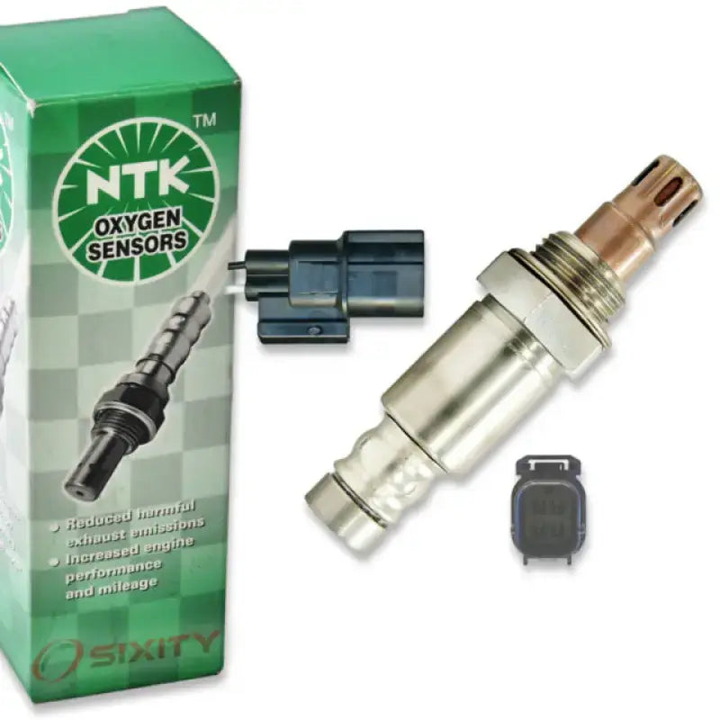Automotive oxygen sensor with electrical connectors for Honda Civic 2016-2017 NGK spark plug