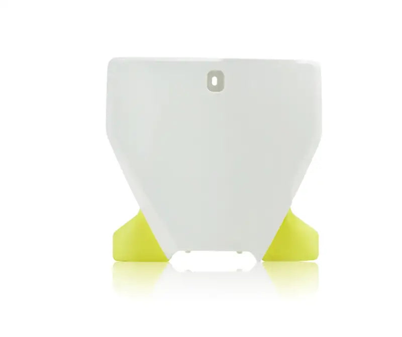 2726571070 Front Number Plate White/Yellow