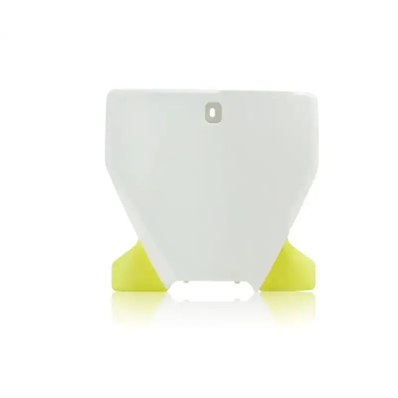 2726571070 Front Number Plate White/Yellow