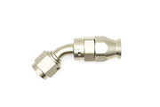 DeatschWerks 6-02-0851 DeatschWerks 6AN Female Swivel 45-Degree Hose End PTFE (Incl. 1 Olive Insert)