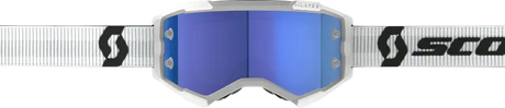 272828-0002349 Scott Fury Goggle White Blue Chrome Works 
