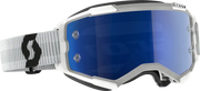 SCOTT Fury Goggle White Blue Chrome Works