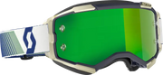 SCOTT Fury Goggle Blue/Green Green Chrome Works