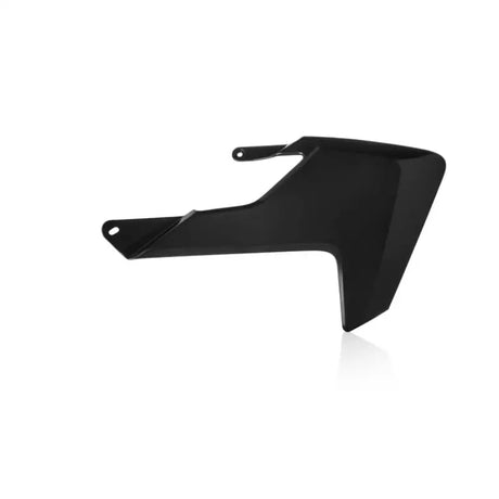 Black plastic motorcycle fairing radiator shroud black for sleek bike look