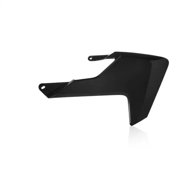 Black plastic motorcycle fairing radiator shroud black for sleek bike look