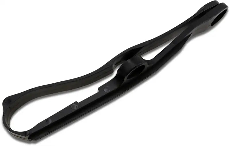 Black chain slider for Kx450, injection molded polyurethane, uses all OEM mounts and hardware.