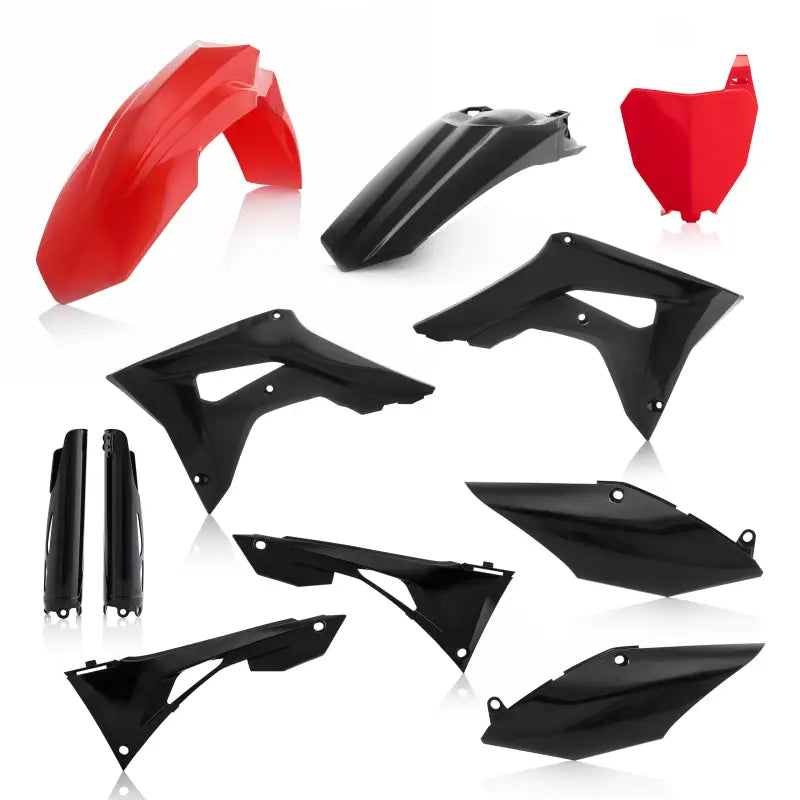 2736251018 Full Plastic Kit Hon Red/Black