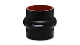 Vibrant 2738 Vibrant 4 Ply Reinforced Silicone Hump Hose Connector - 4.5in I.D. x 3in long (BLACK)