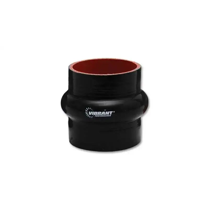 Vibrant 2738 Vibrant 4 Ply Reinforced Silicone Hump Hose Connector - 4.5in I.D. x 3in long (BLACK)