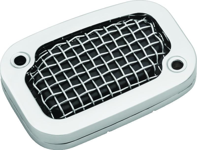 Kuryakyn 6532 Kuryakyn Mesh Master Cylinder Cover Clutch Chrome - 6532