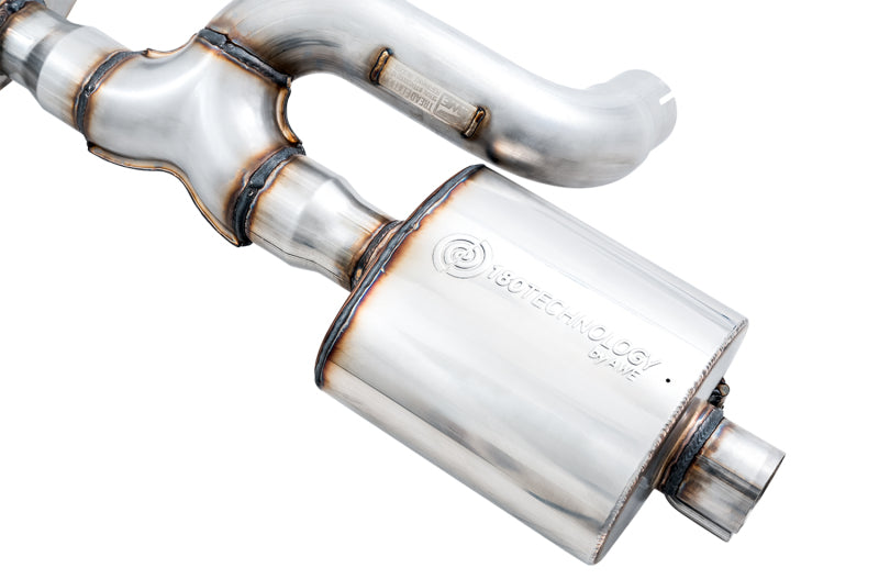 AWE Tuning 3015-32003 AWE Tuning 07-18 Jeep Wrangler JK/JKU 3.6L Tread Edition Axle-Back Dual Exhaust - Chrome Silver Tips