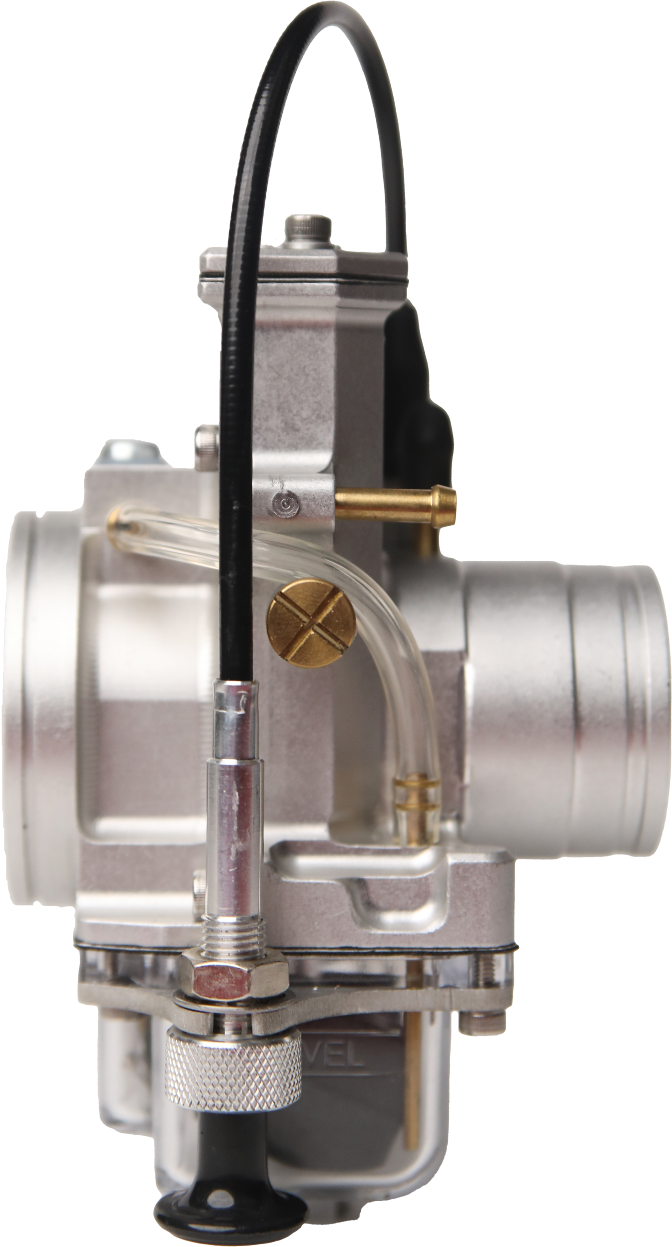 Lectrons LLC Carburetor Kit for Intake/Carbon/Fuel System 1481-HDX-+-C34-S - Carbon Billetron Hdx 96-124CI 34 Cable