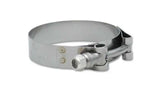 Vibrant 27810 Vibrant SS T-Bolt Clamps Pack of 2 Size Range: 3.38in to 3.62in