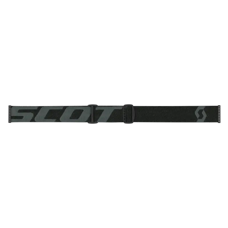 Dark gray fury goggle strap with textured design and no-slip silicone for Scott Fury Goggle