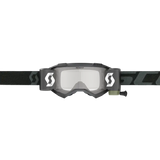 Dark gray Fury Goggle with mirrored lens and no-slip silicone strap for Scott Fury Goggle fans