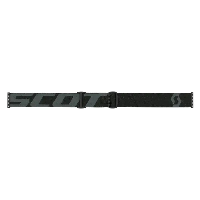 Dark gray fury goggle strap with textured design and no-slip silicone for Scott Fury Goggle