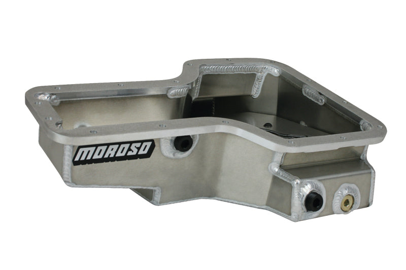 Moroso 20970 Moroso Lotus/Toyota 1ZZ/2ZZ Road Race Baffled Wet Sump 6qt Stock Depth Aluminum Oil Pan
