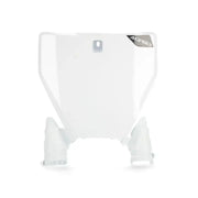 White plastic dirt bike front number plate for dirt bikes, plate white style