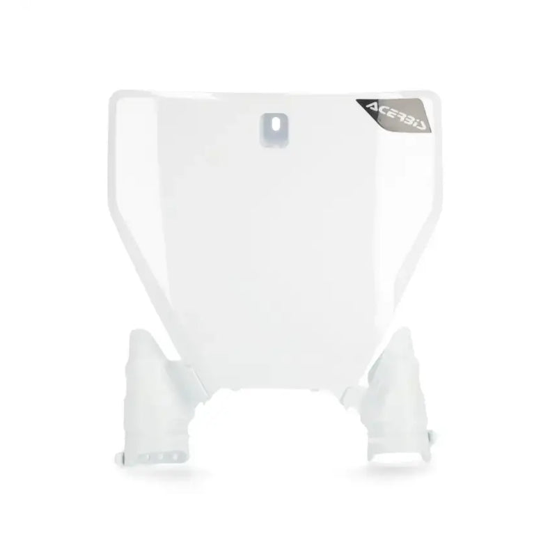 White plastic dirt bike front number plate for dirt bikes, plate white style