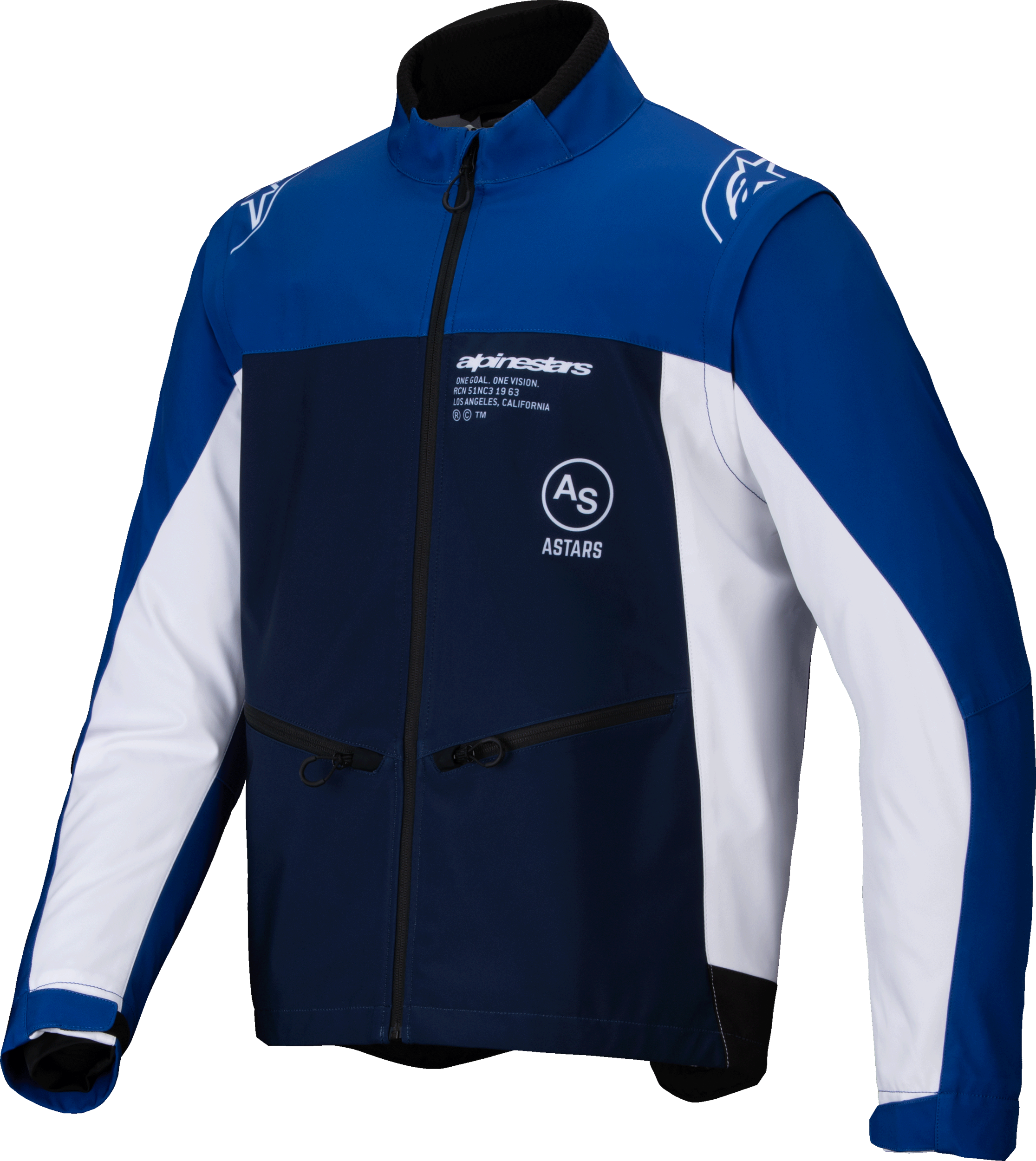 Lite Dura Softshell Jacket Navy/Bright Blue/White Xl