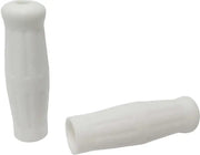 28-0108A Grips Old School White W/O Throttle Sleeve