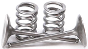 Steel intake valve springs and metal engine valves for stronger valve springs upgrade