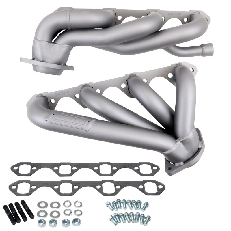 BBK 3511 BBK 87-95 Ford F150 Truck 5.8 351 Shorty Unequal Length Exhaust Headers - 1-5/8 Chrome
